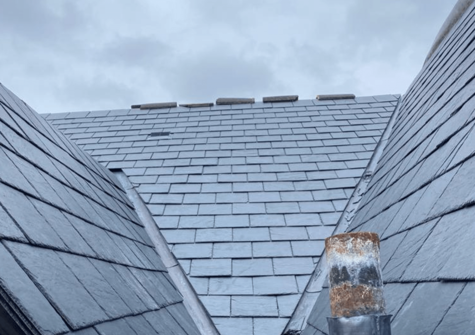 Commercial roofing work by Hi-Tech