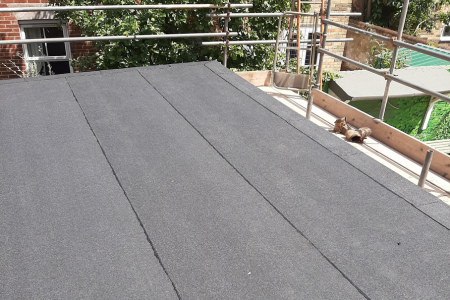 new flat roof at the alexandra