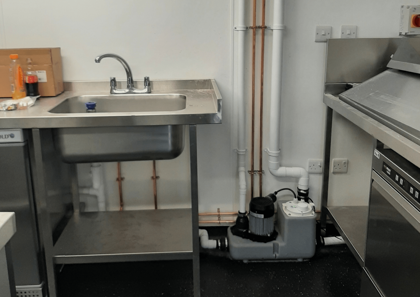 Commercial plumbing and pipework project by Hi-Tech