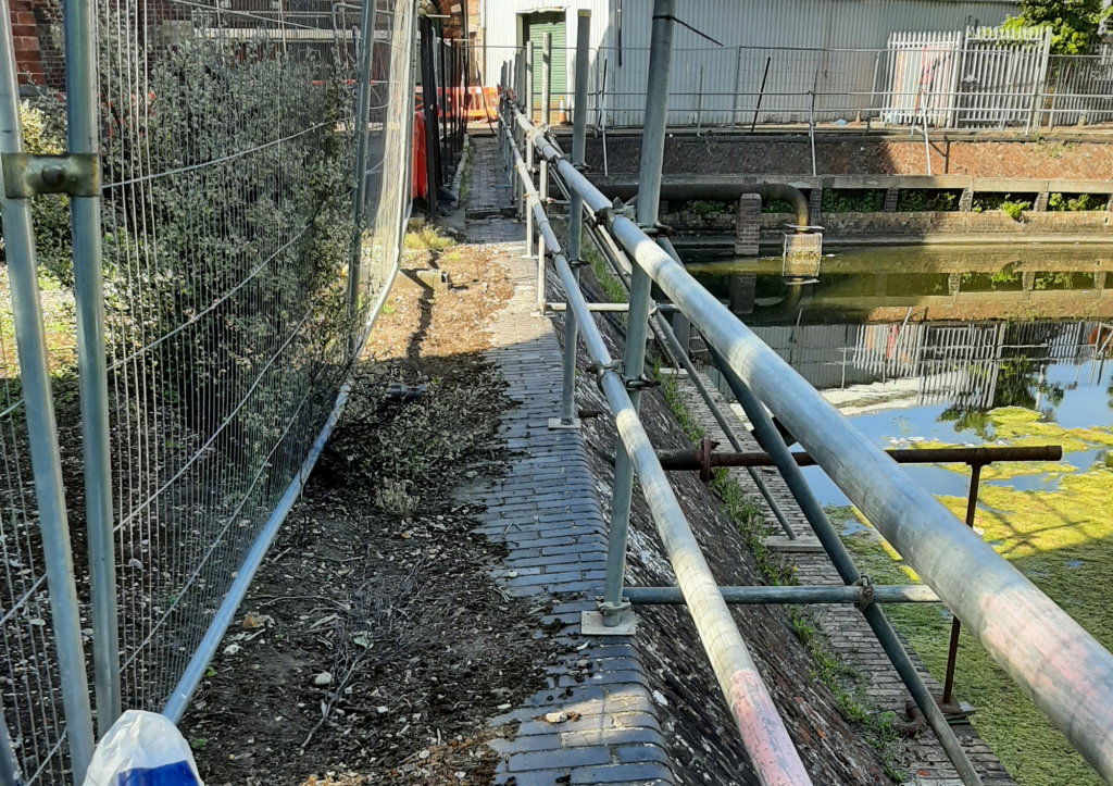 protective railings around eastney pumping station
