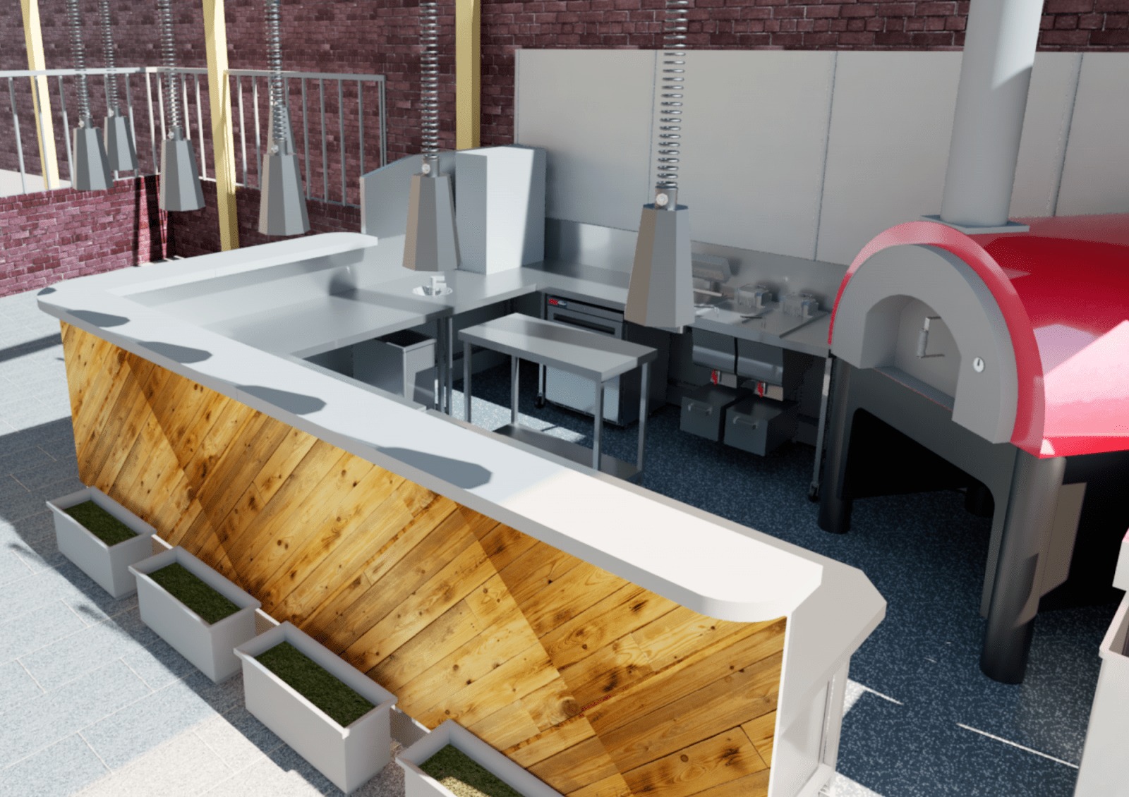 Commercial kitchen installation by Hi-Tech