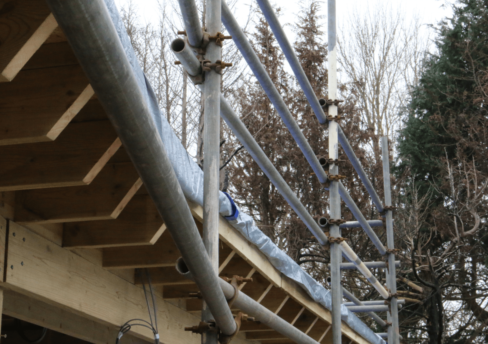 Hi-Tech in-house scaffolding team