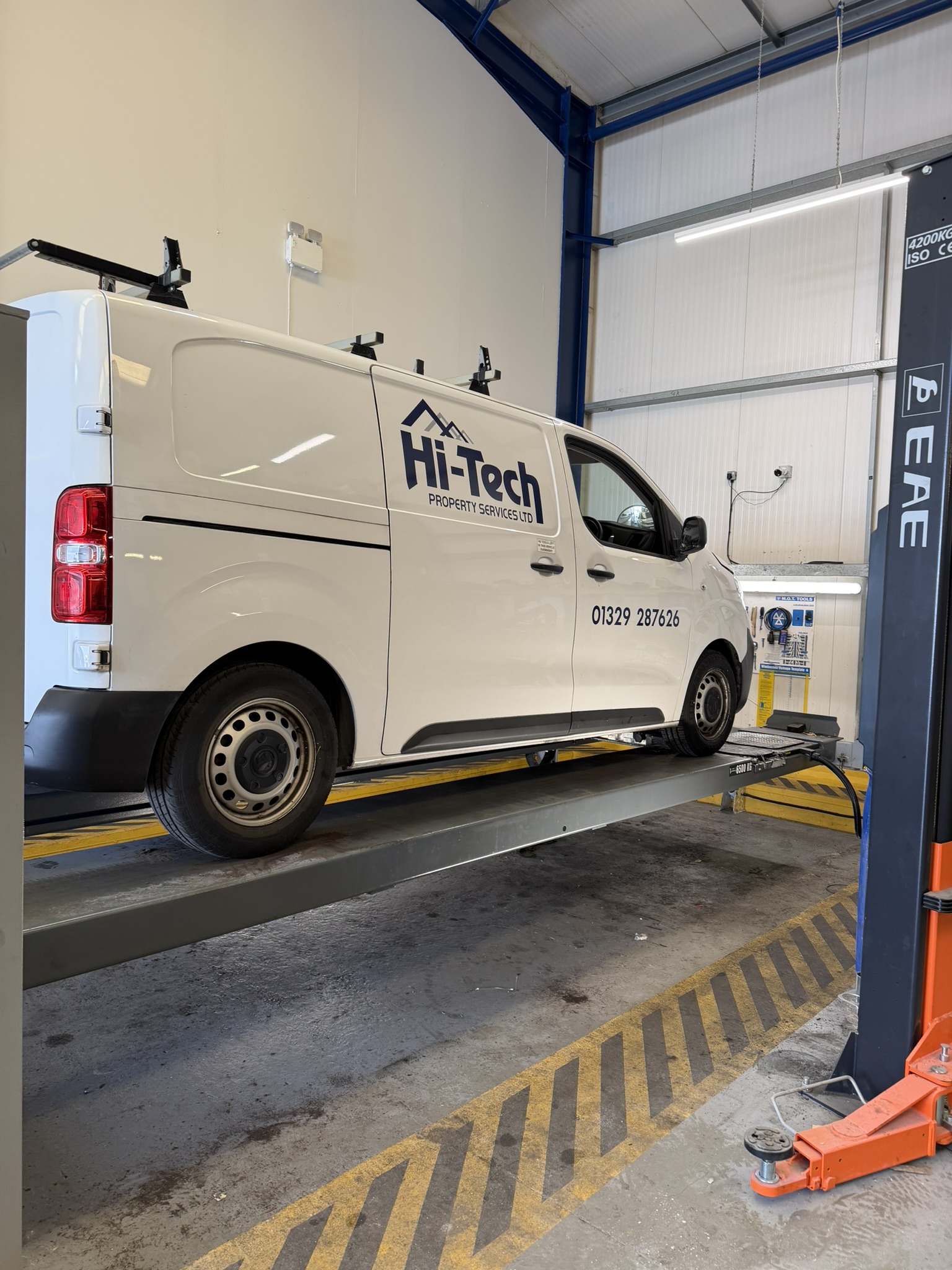 Hi-Tech vehicle maintenance and workshop support