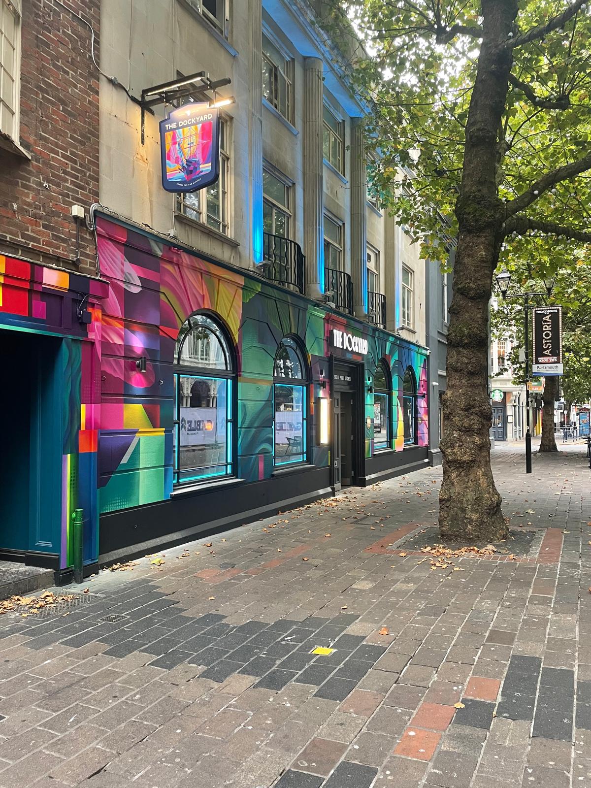 Completed trading environment at The Dockyard Portsmouth